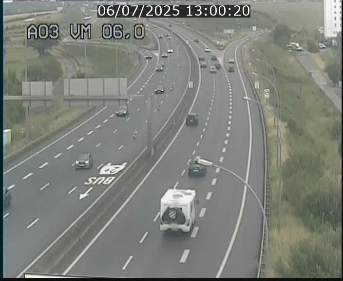 Traffic live webcam Luxembourg Aire de Berchem - A3 - BK 6 - direction France