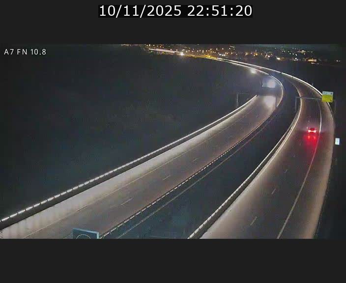 Caméra trafic Luxembourg - A7, Tunnel Gousselerbierg, sortie sud, direction rond-point Lorentzweiler (BK 10.8)