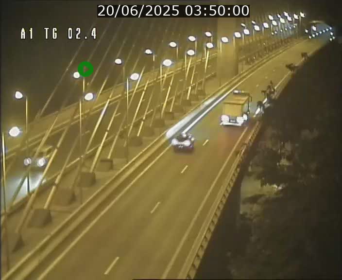 Traffic live webcam Luxembourg Sandweiler - A1 direction Luxembourg-ville - BK 2.4