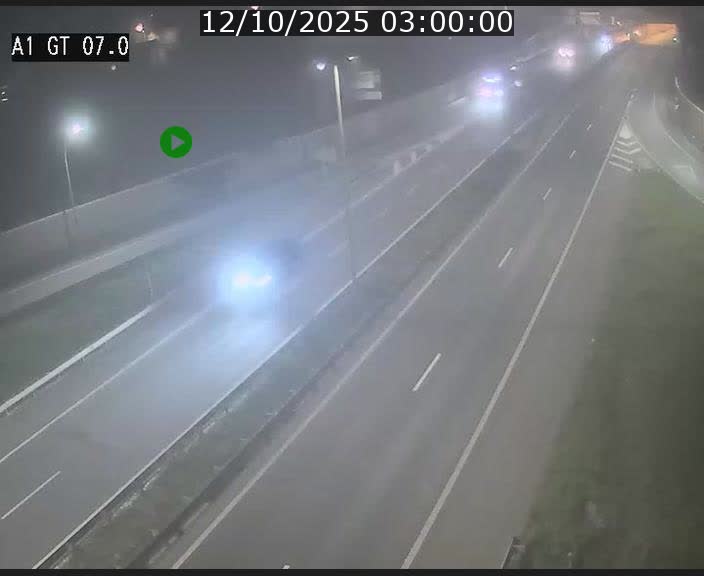 Traffic live webcam Luxembourg Cents - A1 direction Kirchberg - BK 7