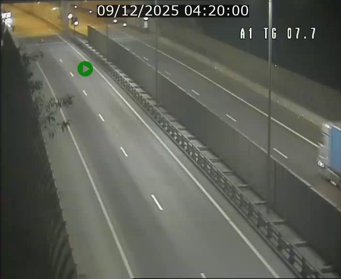 Traffic live webcam Luxembourg Kirchberg - A1 direction Luxembourg-ville - BK 7.7