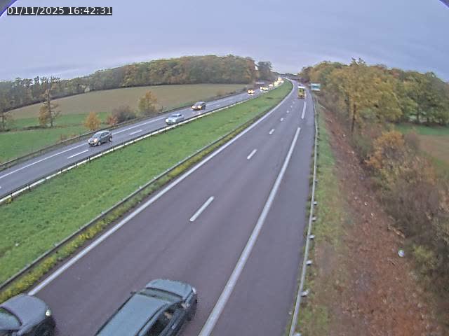 Caméra autoroute France - A31, Fey direction Metz