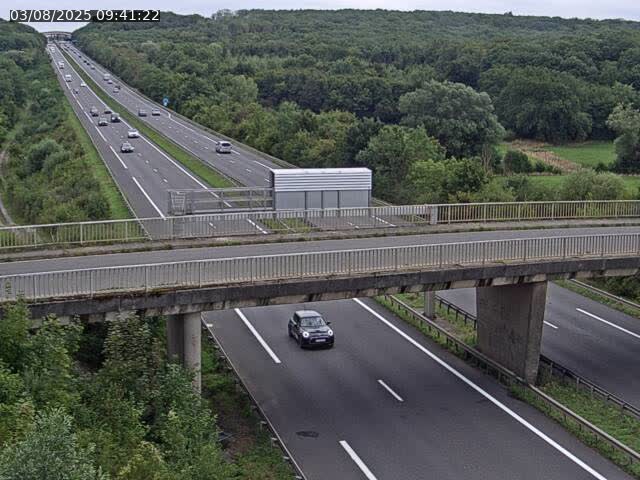 Caméra autoroute France - A31, Zoufftgen direction Luxembourg-ville, à la frontière entre la France et le Luxembourg