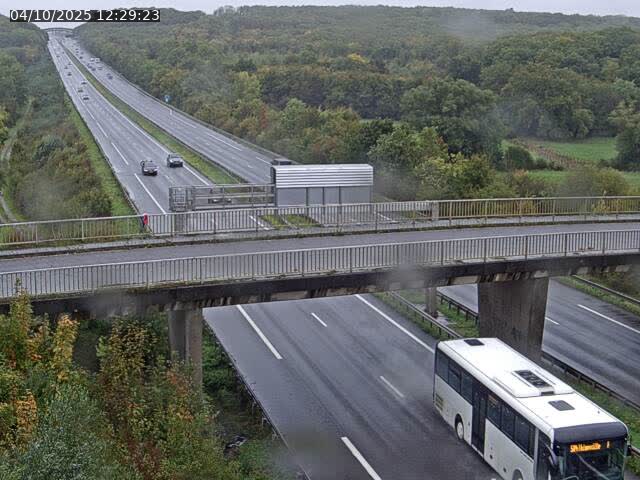 Caméra autoroute France - A31, Zoufftgen direction Luxembourg-ville, à la frontière entre la France et le Luxembourg