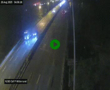 Webcam sur le périphérique de Bordeaux à l'est de la ville. Caméra située sur le Pont Mitterand sur la N230
