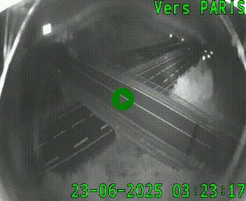 Clone of Caméra routière sur l'autoroute A20 au nord de Limoges, à la jonction avec la N520. Vue orientée vers Paris
