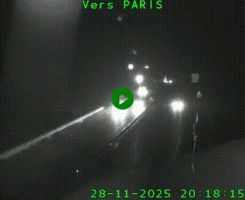 Caméra routière sur l'autoroute A20 à Bessines-sur-Gartempe. Vue orientée vers Paris