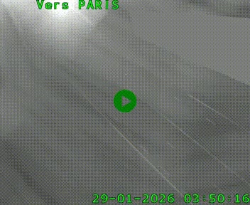 Caméra routière sur l'autoroute A20 à Saint-Pardoux-l'Ortigier, à la jonction avec l'A89. Vue orientée vers Paris