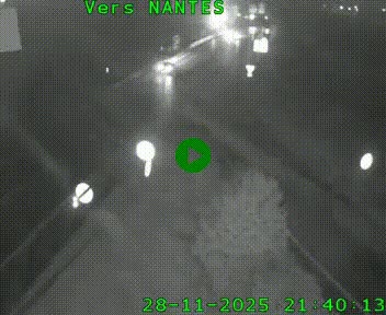 Webcam N147 au nord de Poitiers et à la jonction avec la A10