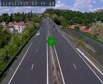 Caméra autoroute A75 à hauteur de Coudes, en direction de Clermont-Ferrand