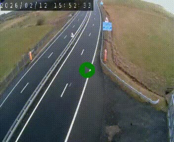 Caméra autoroute A75 à hauteur du col de la Fageole en direction de Clermont-Ferrand