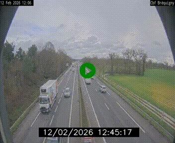 Webcam sur le périphérique de Rennes (N136) à hauteur du quartier Bréquigny, au sud de la ville