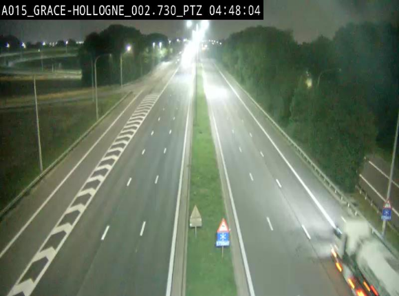Caméra trafic Belgique - Grâce-Hollogne - E42, jonction avec A604, direction Loncin/Aéroport de Liège -  BK 3.2