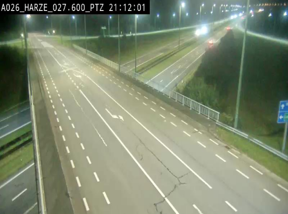 Caméra autoroute Belgique - Sougné-Remouchamps,E25 direction Luxembourg
