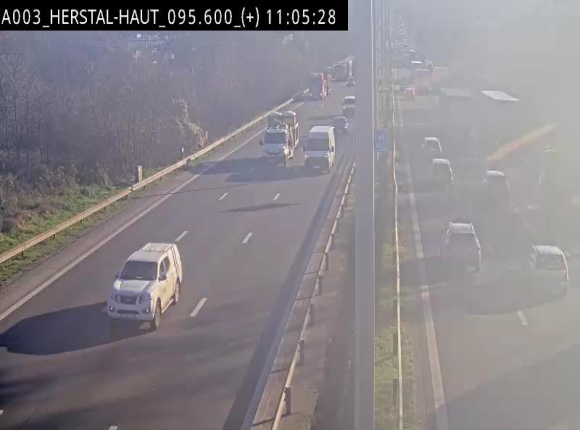 Webcam autoroute Belgique - Herstal - E40 direction Aix-la-Chapelle - BK 97
