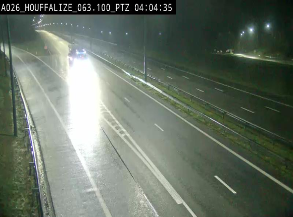 Caméra autoroute Belgique - Houffalize, E25 direction Liège