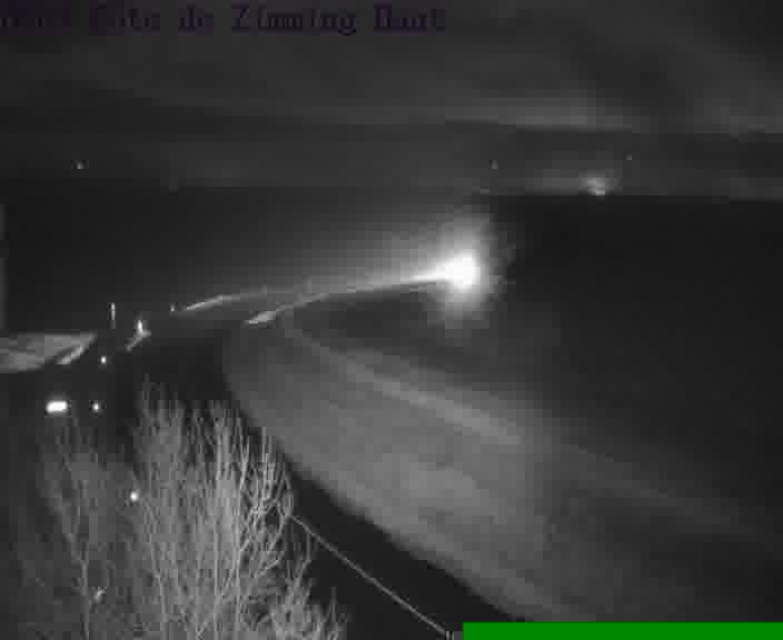 Webcam sur la D603 située en haut de la Côte de Zimming. Vue orientée vers Saint-Avold.