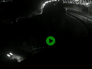 Caméra autoroute à la jonction entre l'A7 et la D301 (Boulevard urbain Sud de Lyon) à Feyzin, au sud de Lyon. Vue orientée vers Mions