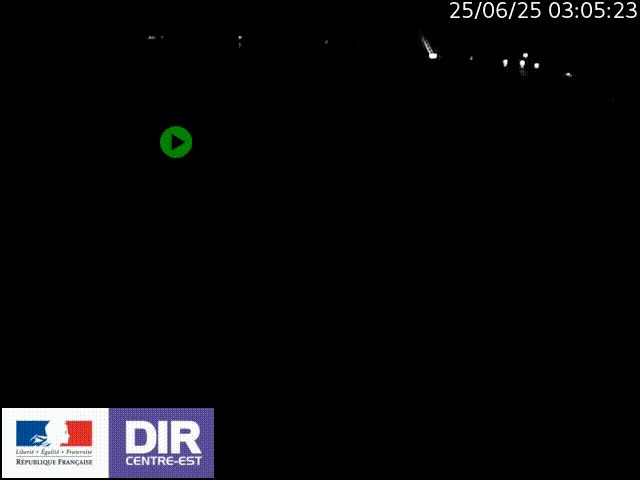 Webcam sur le quai Parjot à Vienne, aux Portes de Lyon, sur la Nationale 7, à la jonction avec le boulevard du Rhône-nord (D1407), caméra orientée vers Lyon