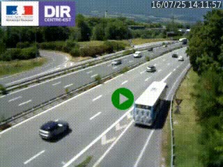Webcam sur la Nationale 201 à hauteur de la sortie Chambéry-Nord, avant à la jonction entre l'A41 et l'A43, en direction de Lyon