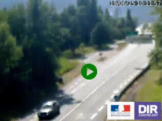 Webcam info trafic à proximité de Vizille sur la N85, au niveau du point de vue du Saut du Moine à Champagnier