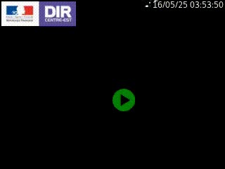Webcam traffic à Grenoble-sud sur l'autoroute A480. Vue orientée vers l'entrée et la sortie de Grenoble