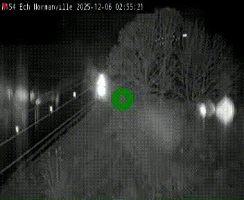 Webcam à hauteur du Leclerc Normanville sur la N154. Vue orientée vers Rouen