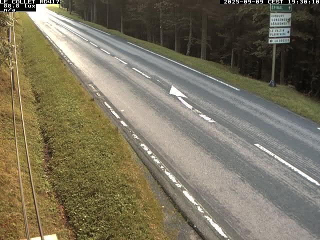 Caméra du Collet sur la route de Colmar (D417)