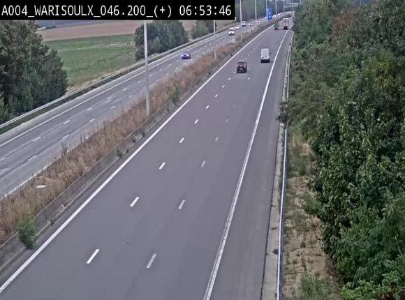 Webcam autoroute Belgique - Warissoulx - E411 - BK 46.2