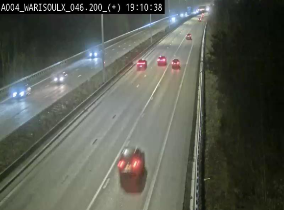 Webcam autoroute Belgique - Warissoulx - E411 - BK 46.2