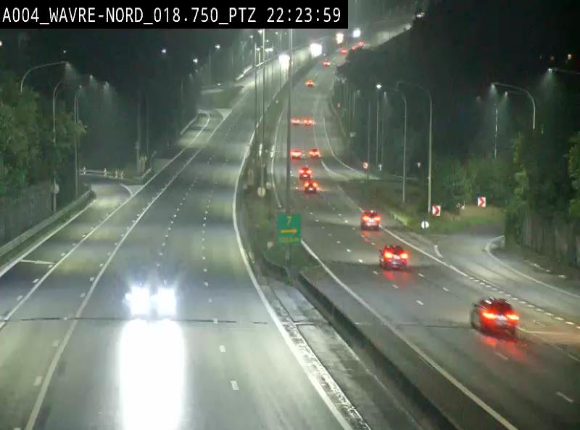 Webcam traffic E411(A4) - BK 18.7 - Bierges (Wavre Nord)