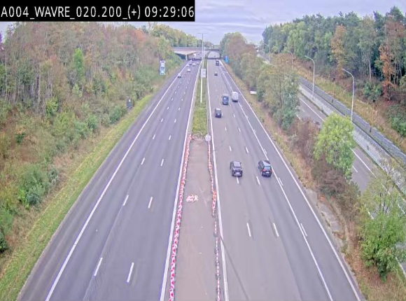 Webcam @ Wavre-sud KP 19.6, A4/E411