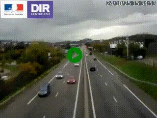 Caméra autoroute à Saint-Etienne (Les Littes) à hauteur du Ikea Saint-Etienne sur l'A72 en direction de Roanne
