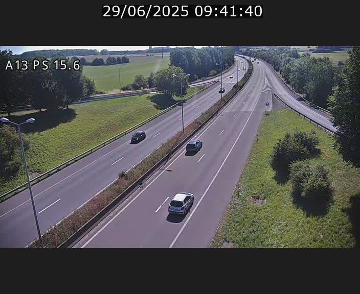 Traffic live webcam Luxembourg Kayl - A13 direction Dudelange - BK 15.6
