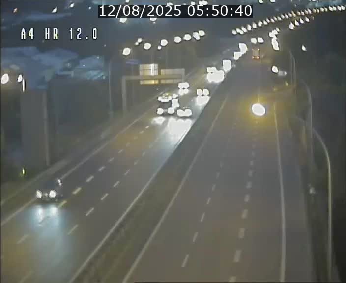 Traffic live webcam Luxembourg Jonction Foetz - A4 - BK 12.0 - direction Esch sur Alzette