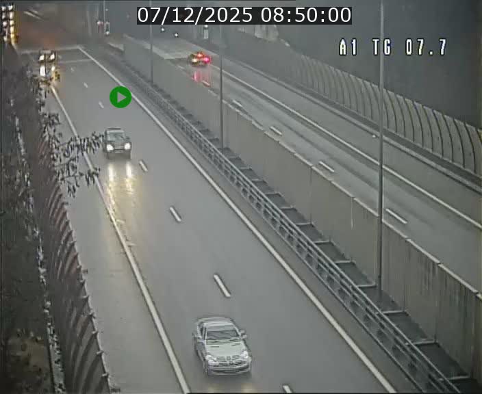 Traffic live webcam Luxembourg Kirchberg - A1 direction Luxembourg-ville - BK 7.7