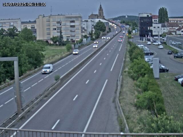 Caméra autoroute France - A31, Thionville direction Metz