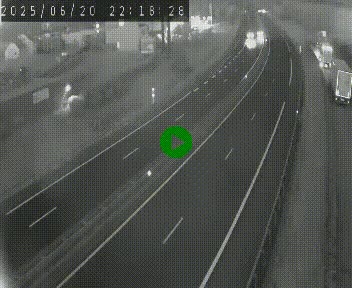 Caméra autoroute A75 à hauteur du col du rocher blanc en direction de Montpellier