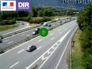 Caméra routière à hauteur de la sortie 15 Chambéry-centre au PK 4,103 en direction d'Albertville