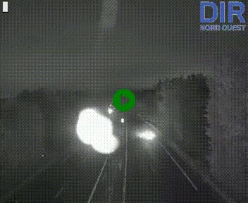 Webcam sur le périphérique de Caen (N814) à l'est de la ville, à Mondeville hauteur de la sortie 2, Presqu'île-Rives de l'Orne, au bout de l'autoroute A13