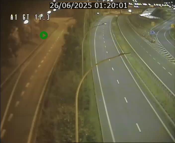Traffic live webcam Luxembourg Senningerberg - A1 direction Allemagne - BK 11.3