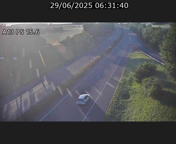 Traffic live webcam Luxembourg Kayl - A13 direction Dudelange - BK 15.6
