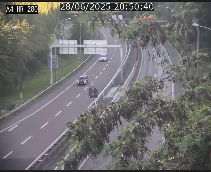 Webcam traffic A4 Luxembourg - BK 0.2 - P+R Bouillon (direction Luxembourg)
