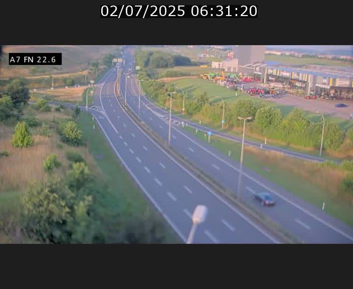 Caméra trafic Luxembourg - A7, Colmar-berg direction Mersch