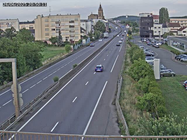 Caméra autoroute France - A31, Thionville direction Metz