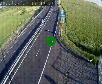 Caméra autoroute A75 à hauteur du col de la Fageole en direction de Clermont-Ferrand