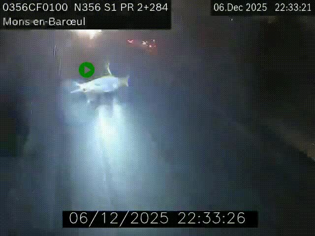 Webcam à l'entrée de Lille en direction du périphérique, à proximité de Mons-en-Baroeul sur la N356