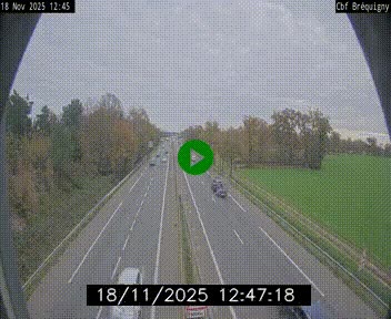 Webcam sur le périphérique de Rennes (N136) à hauteur du quartier Bréquigny, au sud de la ville