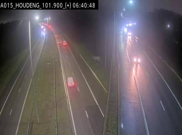 Webcam autoroute Belgique - Houdeng-Goegnies - Jonction E19/E42 direction Tournai/Mons - BK 101.85