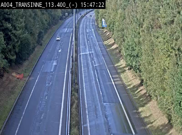 Caméra trafic E411 (A4) - Transinne direction Namur - BK 113.425